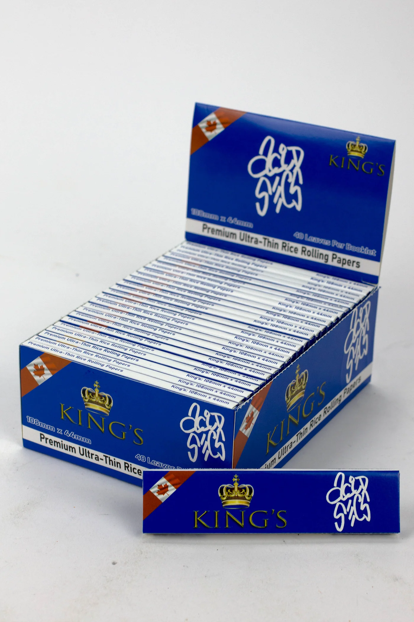 King's - Ultra Thin Rice Rolling Papers (50-packs)